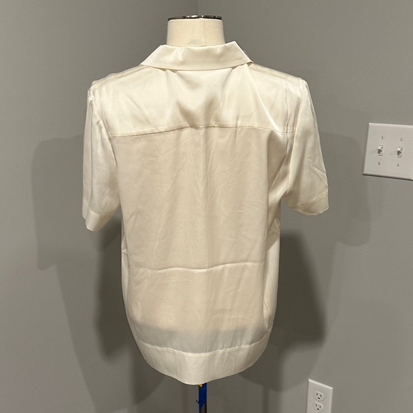 NWT Quince Silk Blouse - Picture 3 of 3